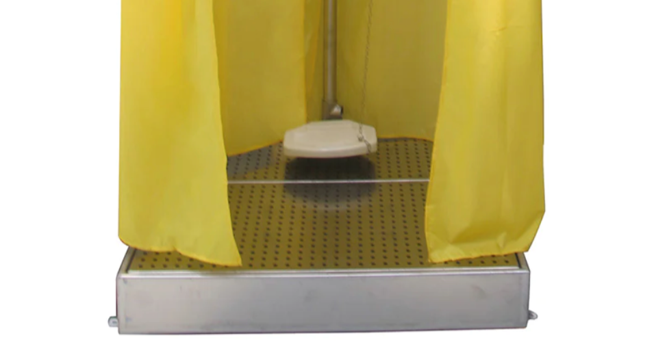 Safety Shower containment sink