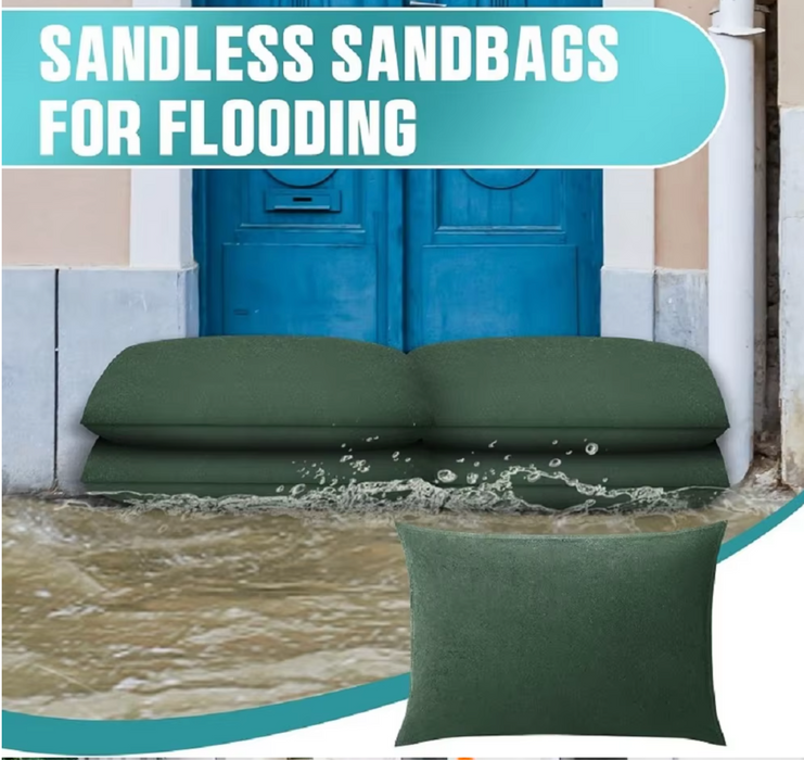 Spilldoc® Water Activated Sandless Sandbags for Flood Barrier 100cm x 25cm