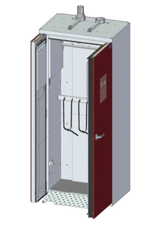 Supreme Line Compressed Gas Cylinders Indoor Storage - 2 Cylinder