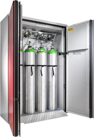 Supreme Line Compressed Gas Cylinders Indoor Storage - 4 Cylinder