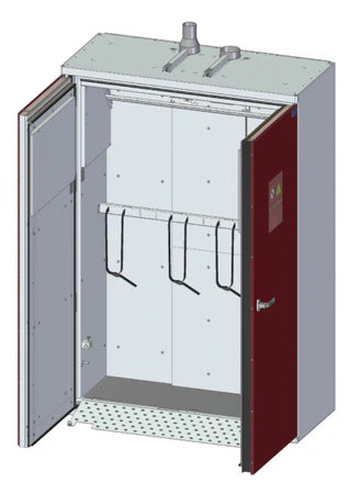 Supreme Line Compressed Gas Cylinders Indoor Storage - 4 Cylinder