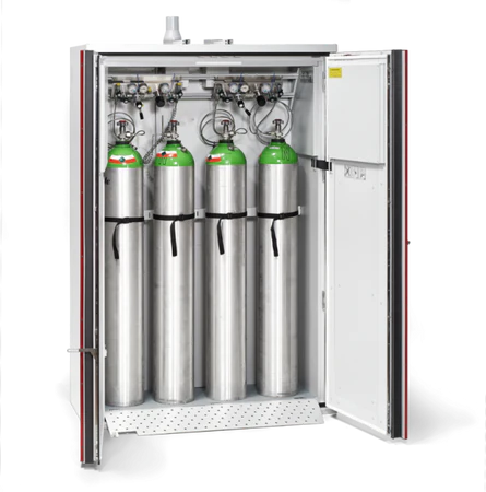 Supreme Line Compressed Gas Cylinders Indoor Storage - 4 Cylinder