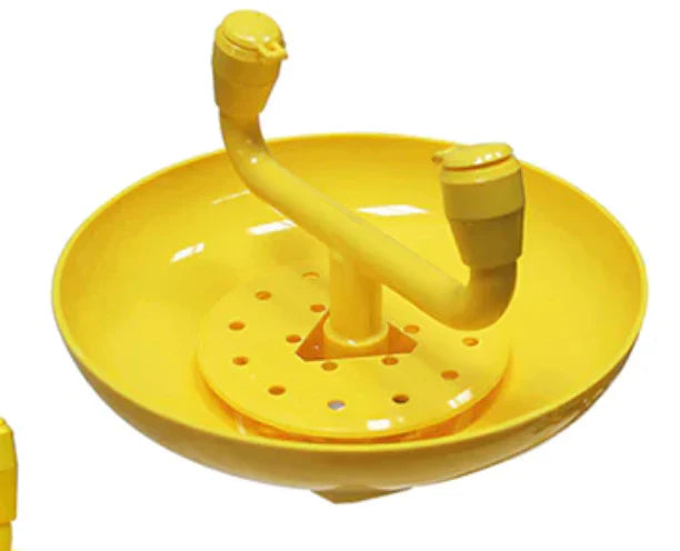Eye Wash Nozzle with Yellow Dust-proof Lids - ABS Plastic BL0203002Y