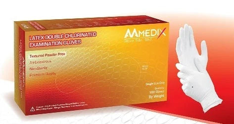 AAMedix Latex Examination Gloves Powder Free