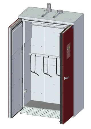 Supreme Line Compressed Gas Cylinders Indoor Storage - 3 Cylinder