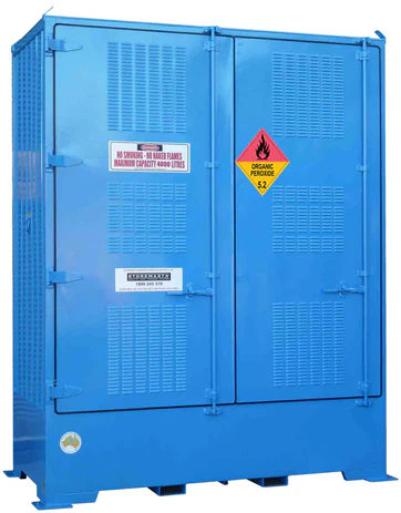 Single Depth Organic Peroxide Store - 4 IBC