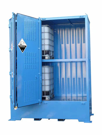 Single Depth Corrosive Substance Store - 4 IBC