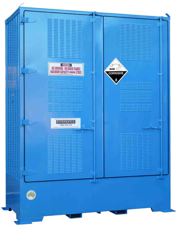 Single Depth Corrosive Substance Store - 4 IBC