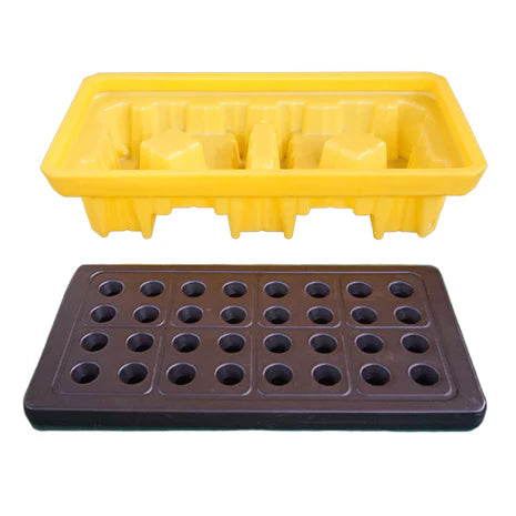 Spilldoc® 2 Drum Spill Pallet with drain plug SD002H