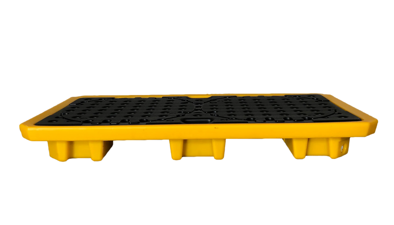 Spilldoc® Low Profile 2 Drum Spill Pallet with Drain Plug SD002L