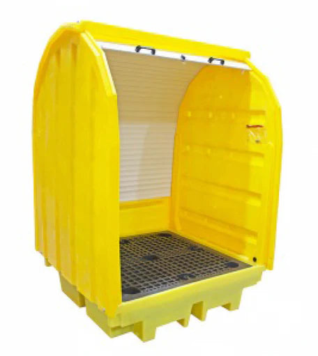 Spilldoc® Hard Covered 4 Drum Spill Pallet