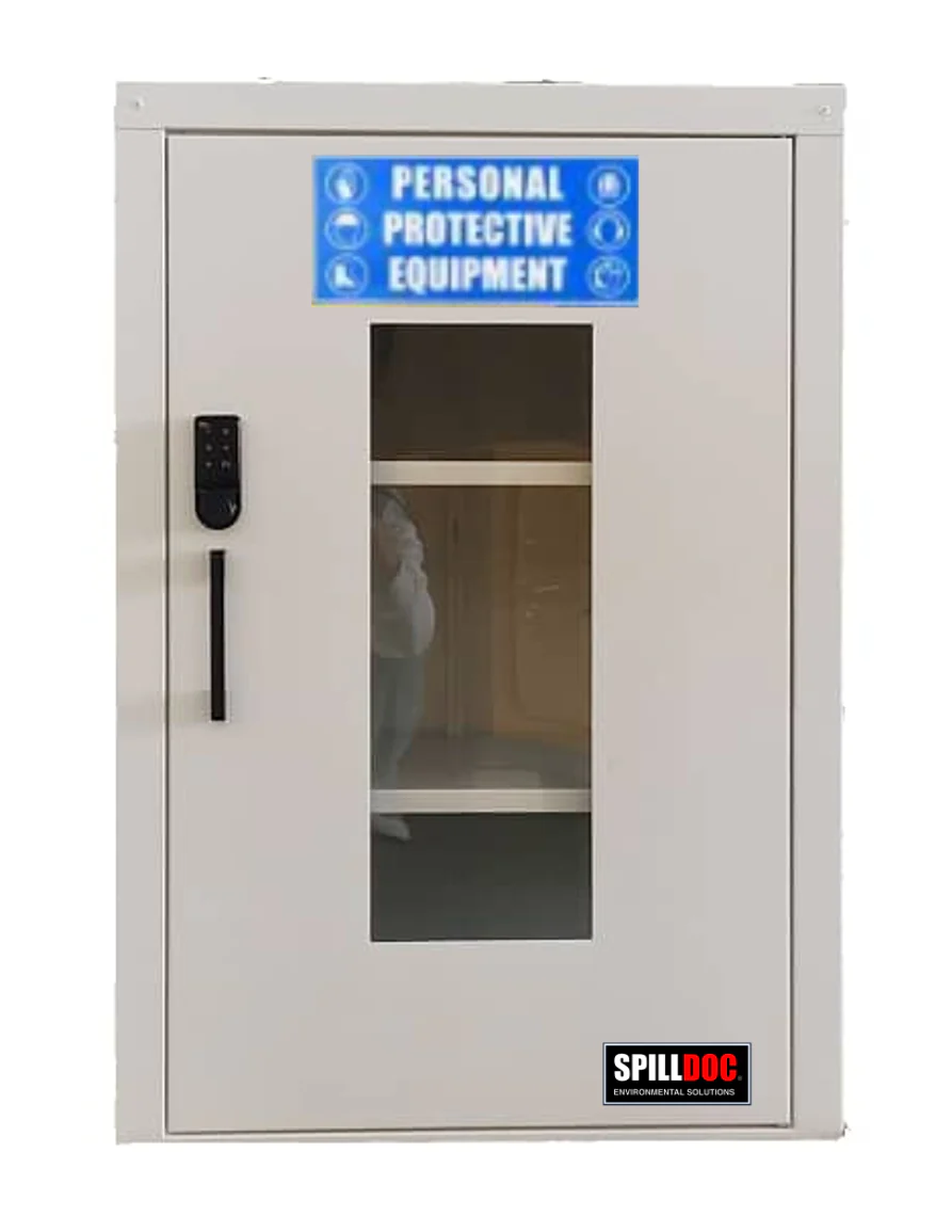 Secure Ppe Box Spilldoc® PPE Storage Cabinet 12 Gallon with Digital Lock — Spilldoc ...