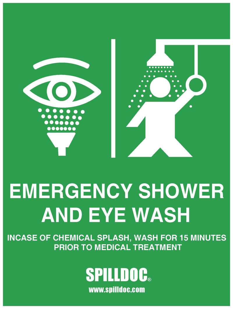 Spilldoc Combination Emergency Shower and Eyewash Station SDSE304/CES