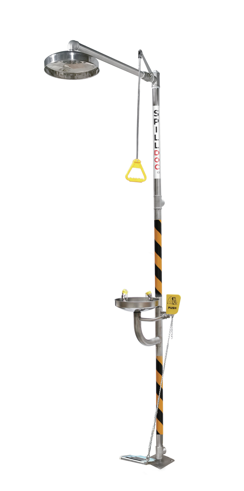 Spilldoc Combination Emergency Shower and Eyewash Station SDSE550A/316