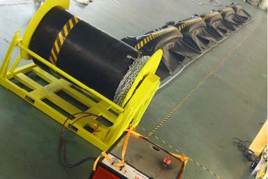 Inflatable Rubber Oil Containment Boom-SDWQJ1500