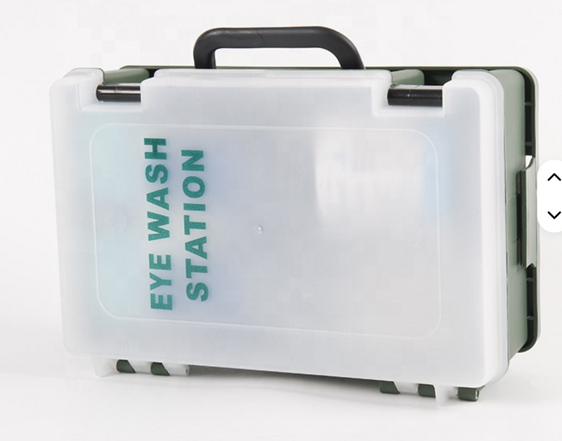 Spilldoc Wall Mounted Emergency Eyewash with Saline Solutions SDEW500B