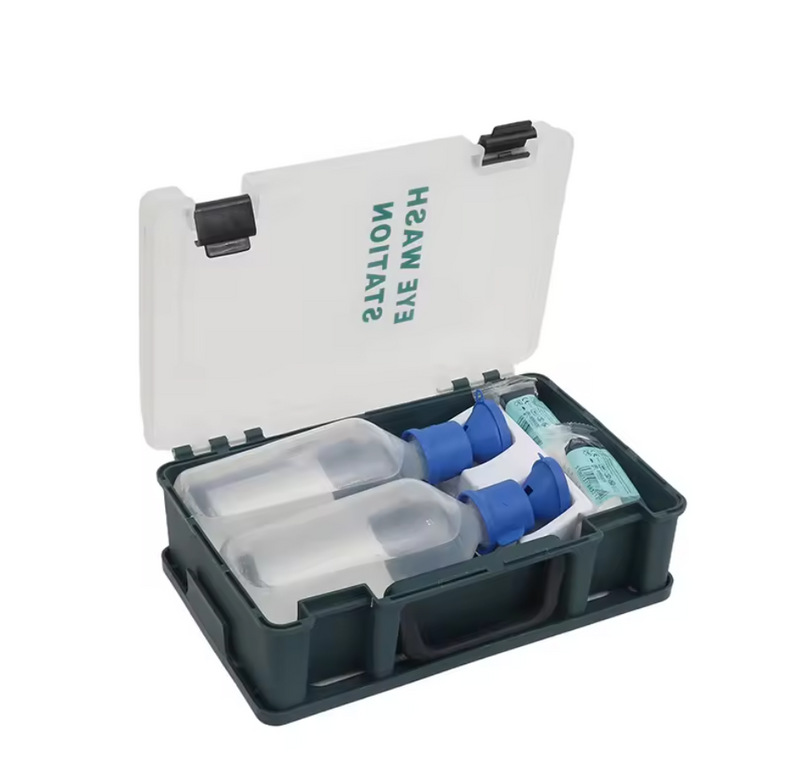Spilldoc Wall Mounted Emergency Eyewash with Saline Solutions SDEW500B