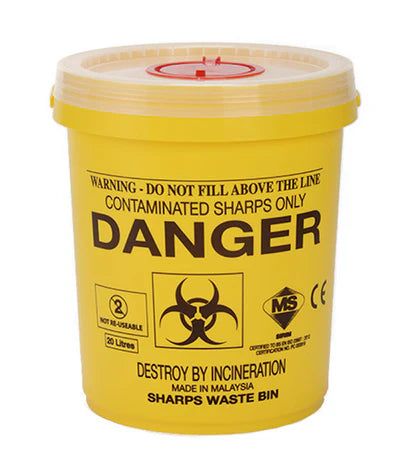 SHARPS DISPOSAL CONTAINER 5L