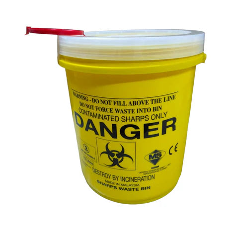 SHARPS DISPOSAL CONTAINER 10L