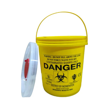 SHARPS DISPOSAL CONTAINER 10L — Spilldoc Singapore