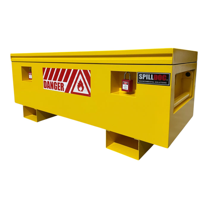 Spilldoc® Hazmat Storage Box with Hydraulic Closing Door SDHSB10040