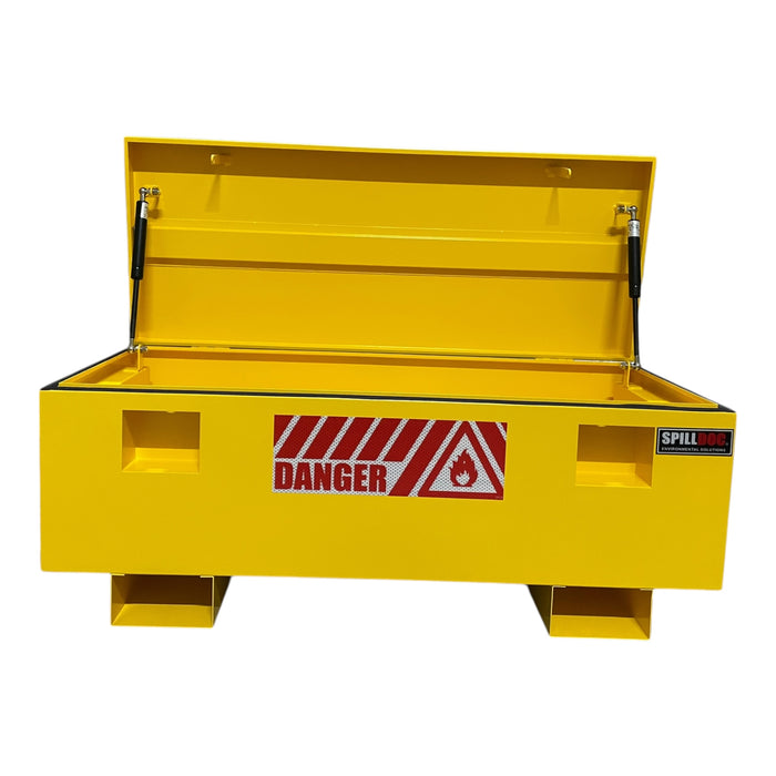 Spilldoc® Hazmat Storage Box with Hydraulic Closing Door SDHSB10040