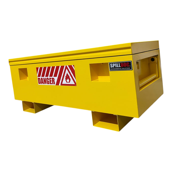 Spilldoc® Hazmat Storage Box with Hydraulic Closing Door SDHSB10040