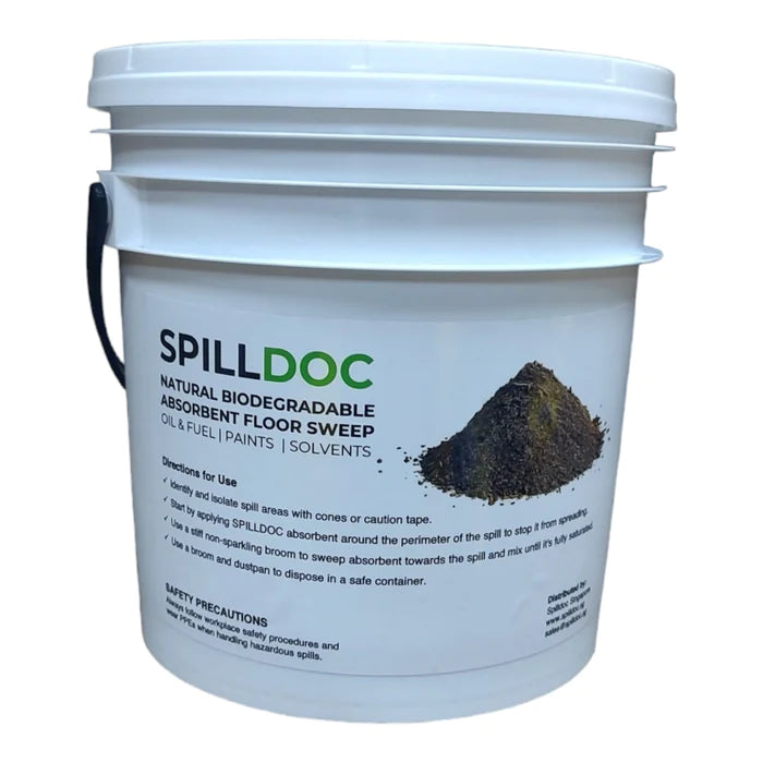 SPILLDOC NATURAL BIODEGRADABLE ABSORBENT FLOOR SWEEP 2 KG