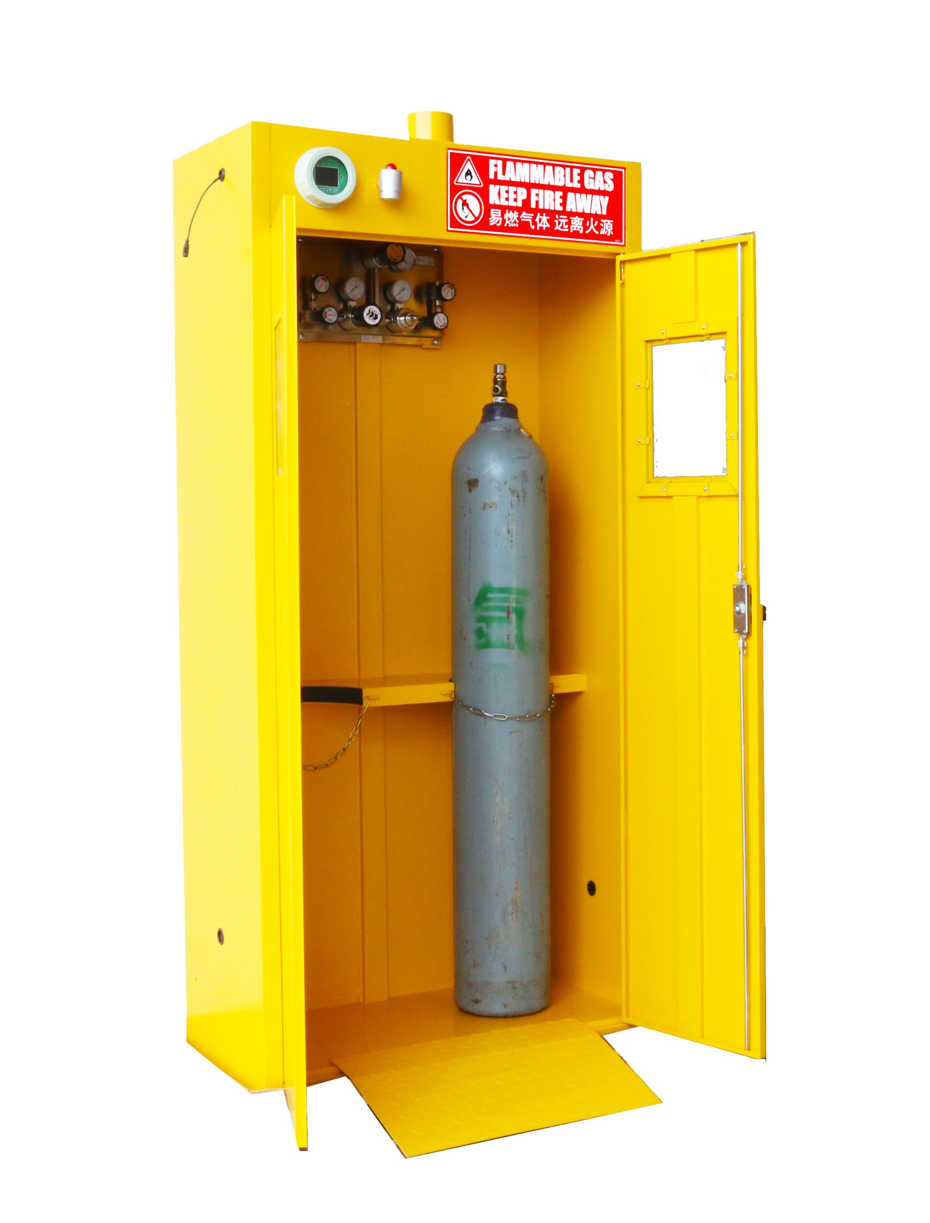 Gas Cylinder Storage Cabinet 2 Cylinders — Spilldoc Singapore