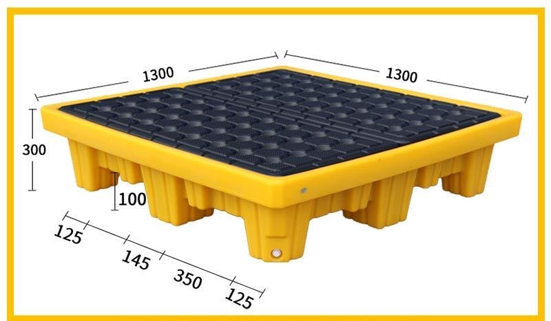 Spilldoc® 4 Drum Spill Pallet with drain plug SD004H