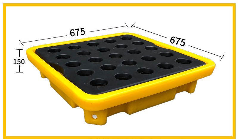 Spilldoc® Single Drum Spill Pallet with drain plug SD001