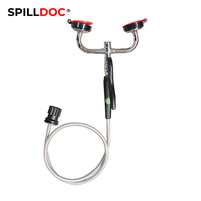 Spilldoc Counter Mounted Drench Hose with dual nozzles SD-504