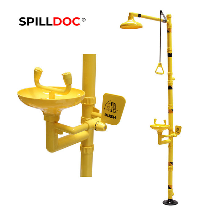 Spilldoc Combination Emergency Shower and Eyewash Station SD-510/ABS