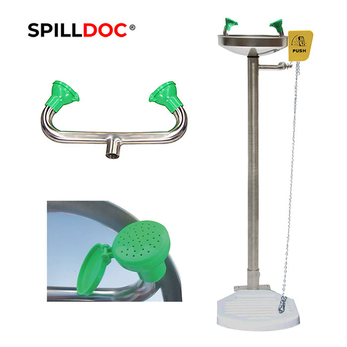 Counter Mounted Drench Hose BD-504Floor Mounted Stand Eye Wash Station BD-540N