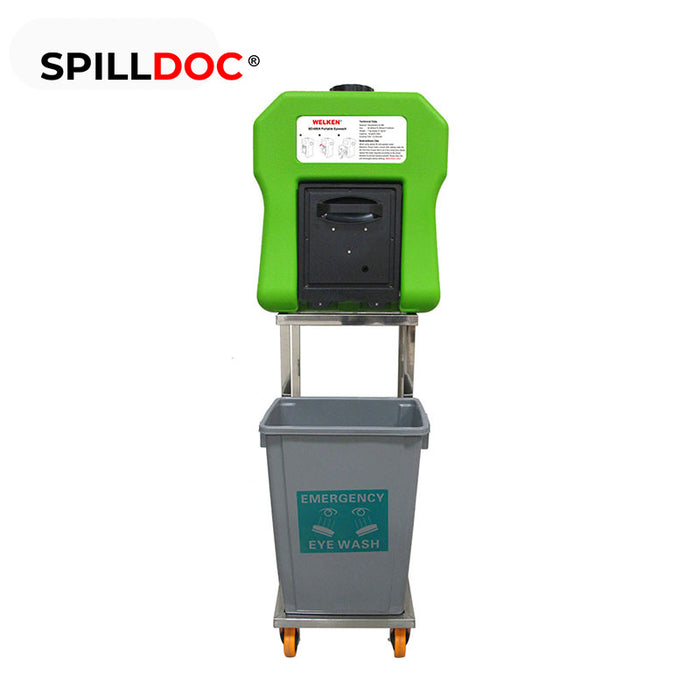 Spilldoc Gravity Fed Portable Eyewash with Trolly 35 Litres SD-600B