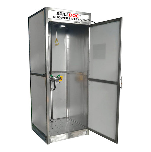 Rapid Response Enclosed Decontamination Safety Shower Booth BD-602